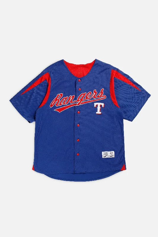 Vintage Texas Rangers MLB Jersey - L Hoodie Sweatshirt Trend