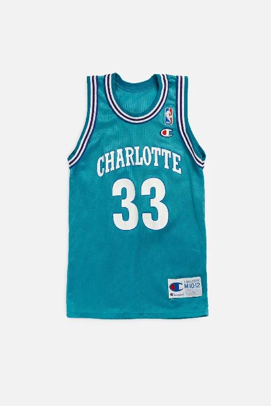 Vintage Charlotte Hornets NBA Jersey - Women's XXS Women’s Pullover Hoodie