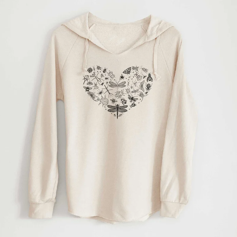 Heart Full of Insects - Cali Wave Hooded Sweatshirt Soft Sweatshirts for Women