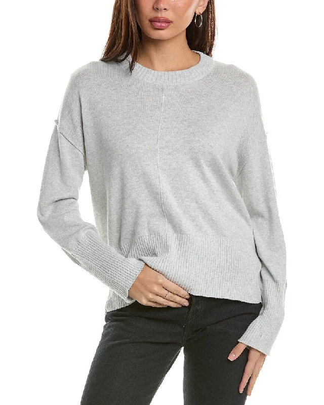 Hannah Rose Bungalow Boxy Cashmere-Blend Sweater Office sweaters