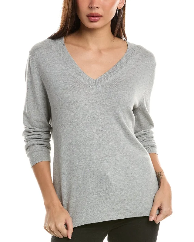 Hannah Rose Santa Monica Cashmere-Blend Pullover Best sweaters for formal occasions