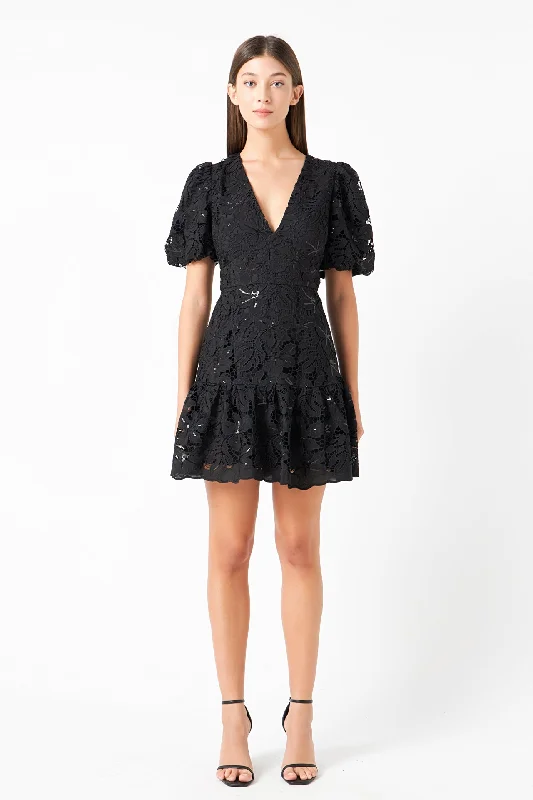 Sequins Lace Mini Dress Wedding guest mini dresses