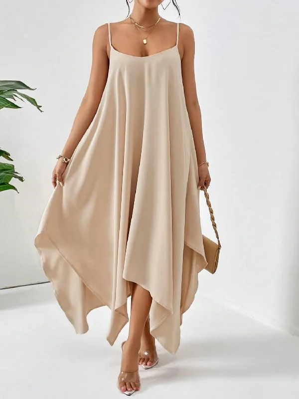 Scoop Neck Midi Cami Dress Expensive midi dresses