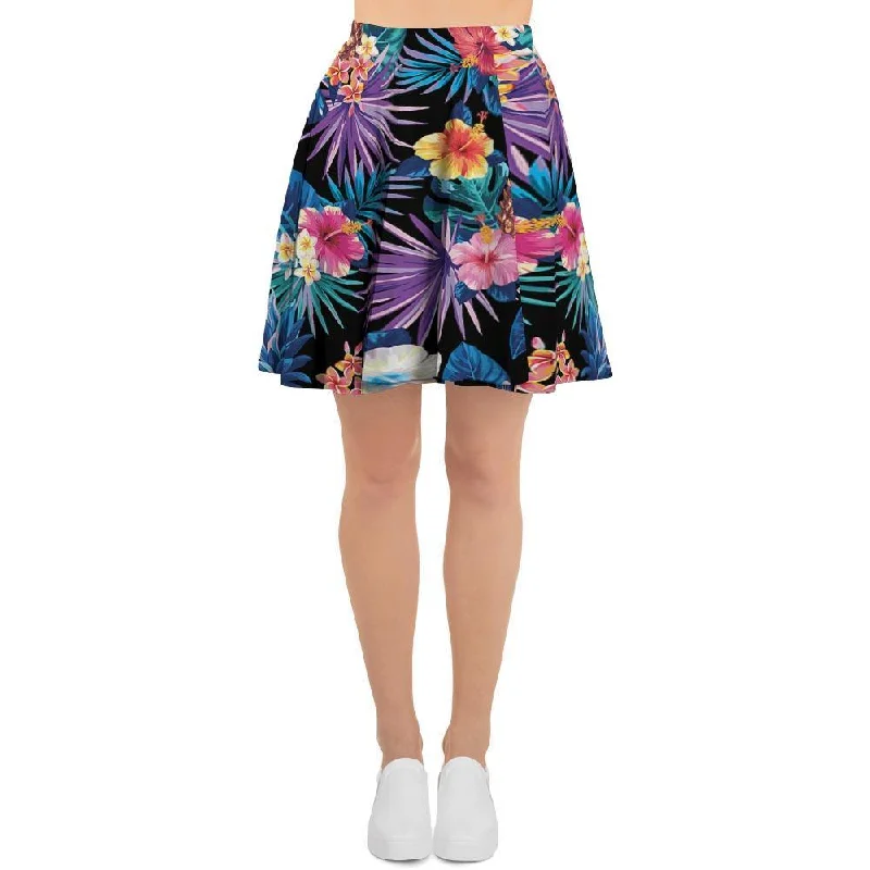 Hawaiian Floral Pineapple Print Women's Skirt Bold pattern unclassified skirts