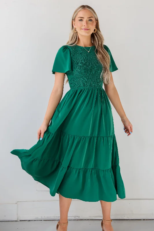 Cute Contentment Kelly Green Tiered Maxi Dress Revolve maxi dresses