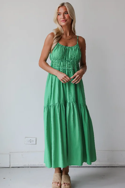 FINAL SALE - Delightful Sweetness Green Maxi Dress Best maxi dresses for curvy figures