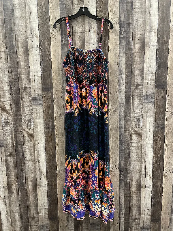 Dress Casual Maxi By City Chic In Multi-colored, Size: M Cotton maxi dresses