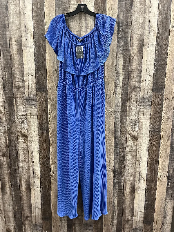 Dress Casual Maxi By Lane Bryant In Blue, Size: L Cheap maxi dresses