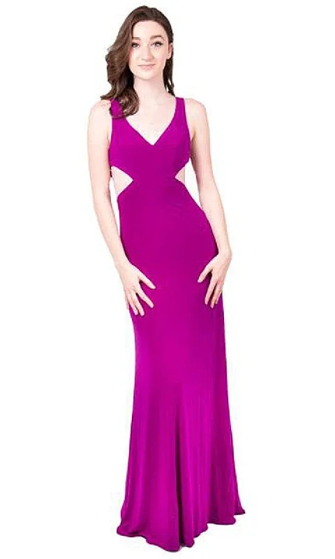 Colette for Mon Cheri - CL17193 Jersey V-Neck Long Evening Gown Y2K party dresses