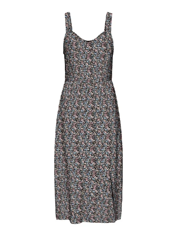 Easy Strap Calf Dress - Floral Print Best floral dresses for plus size