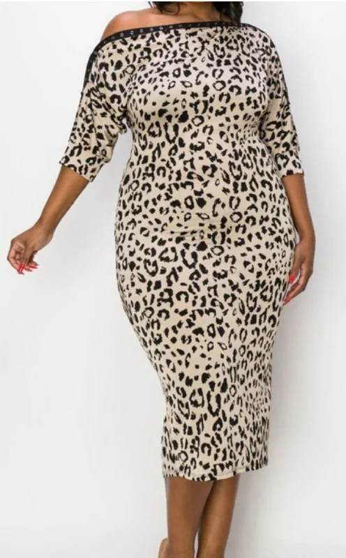 Cheetah on You Dress Satin unclassified dresses