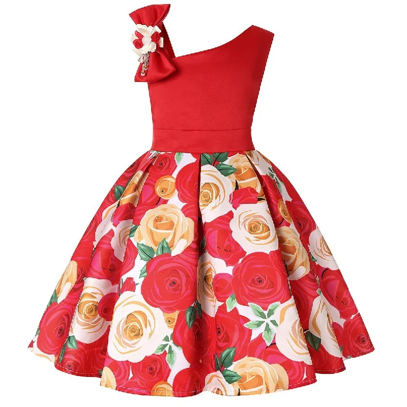 Christmas Flower Girls Dresses Kids Formal Dress Tiered unclassified dresses