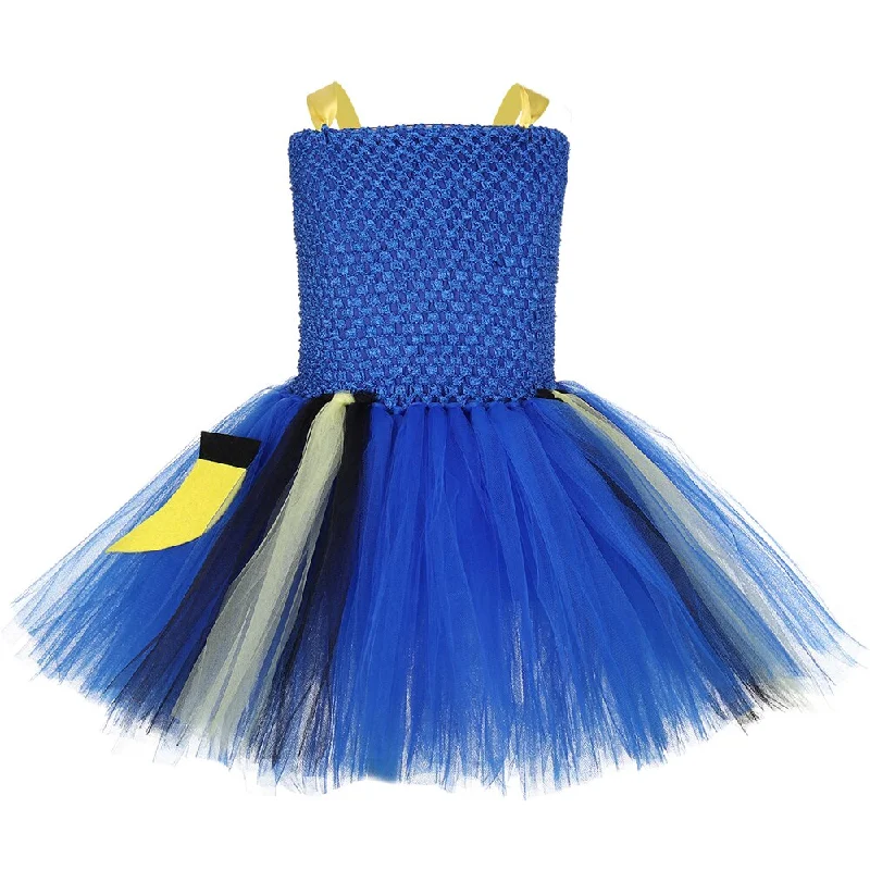 Finding Dory Theme Tutu Dress for Girls Birthday Princess Dresses for Little Girls Clownfish Nemo Costume Kids Halloween Gifts Street style unclassified dresses