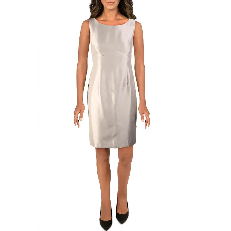 Le Suit Womens Petites Shantung Sleeveless Wear to Work Dress Flowy unclassified dresses