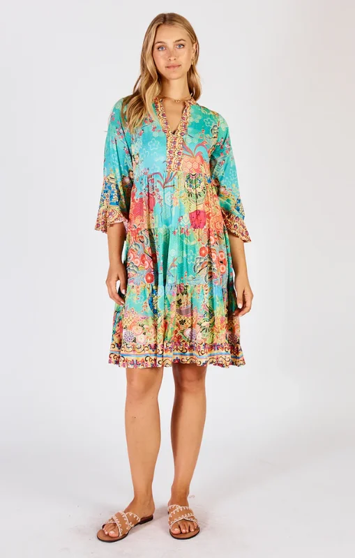 Lula Life - Sybil Dress - Lagoon - last one Boho unclassified dresses