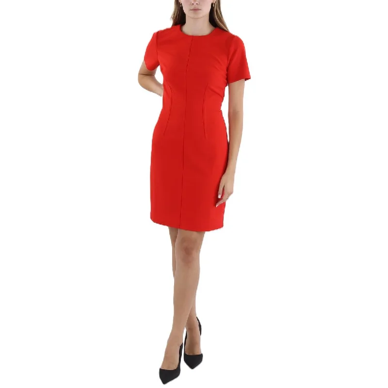 Maggy London Womens Fitted Above Knee Sheath Dress Holiday unclassified dresses