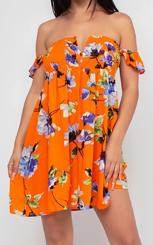 Orange Tropicana Dress Graduation unclassified dresses