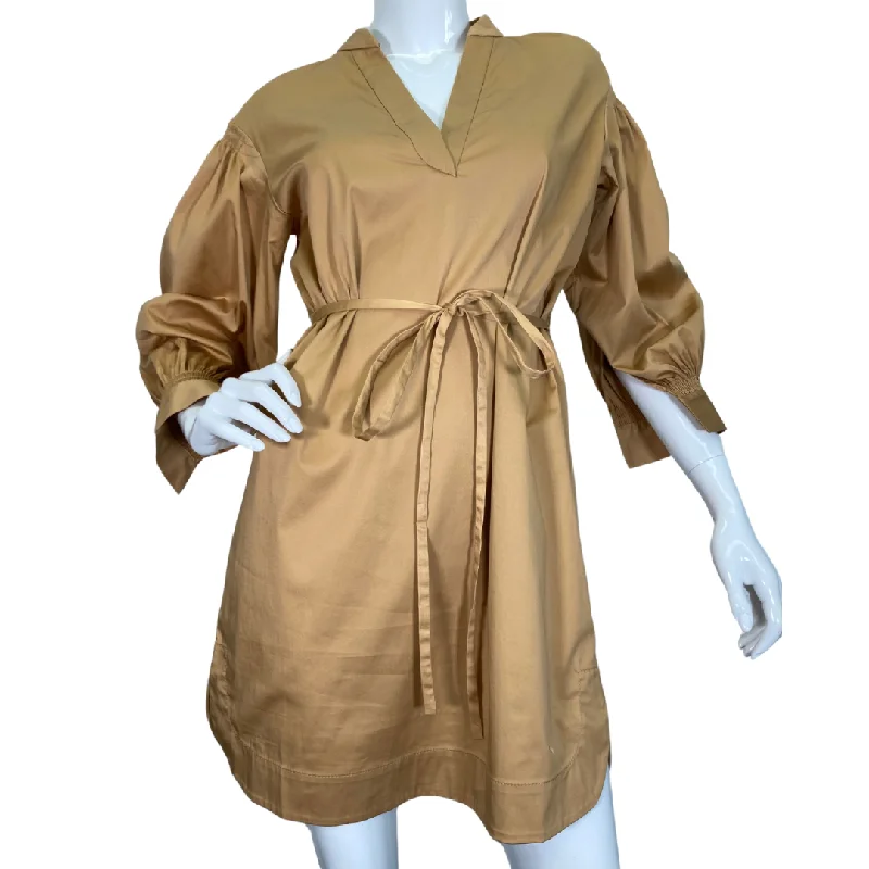 Rebecca Taylor Causal Beige Dress Dark color unclassified dresses