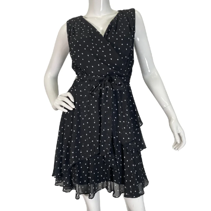 Tahari Black and White Polka Dot Dress Festival unclassified dresses