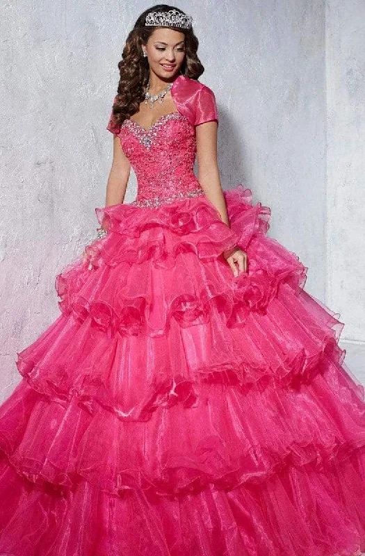 Tiffany Designs - 56253SC Quinceanera Tiered Ballgown Beaded unclassified dresses