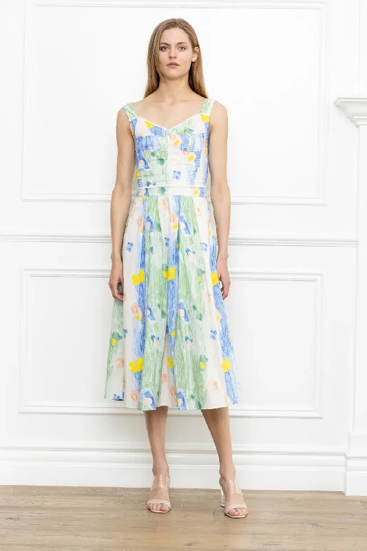 Watercolor Sundress Office unclassified dresses