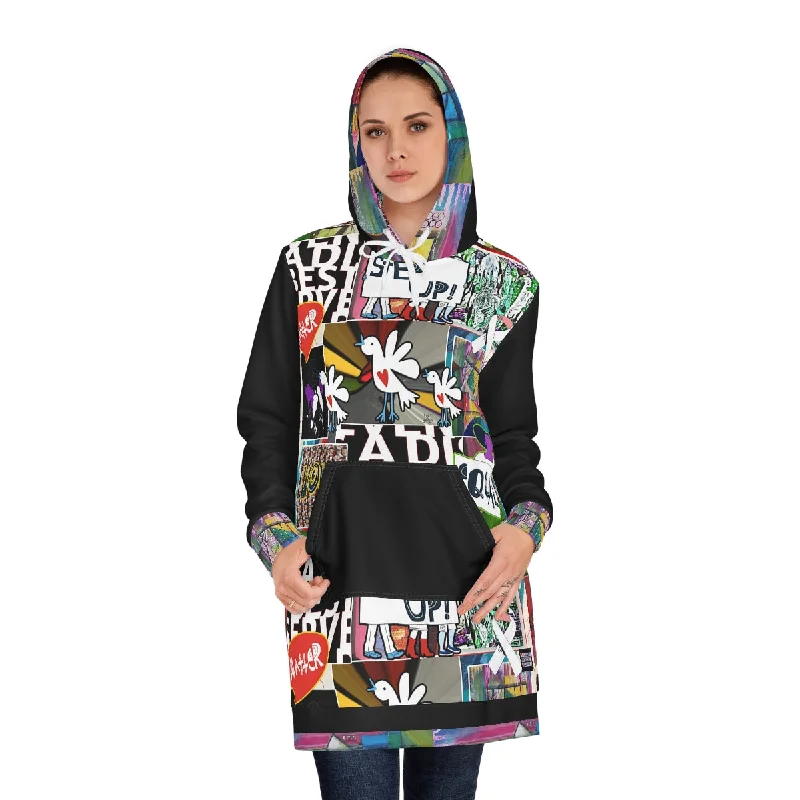 Women's Hoodie Dress (AOP) STEP UP Minimalist unclassified dresses