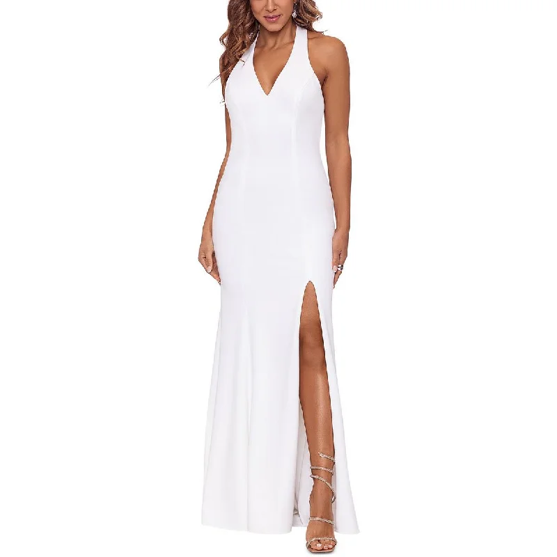 Xscape Womens Knit Halter Evening Dress Trendy new unclassified dresses