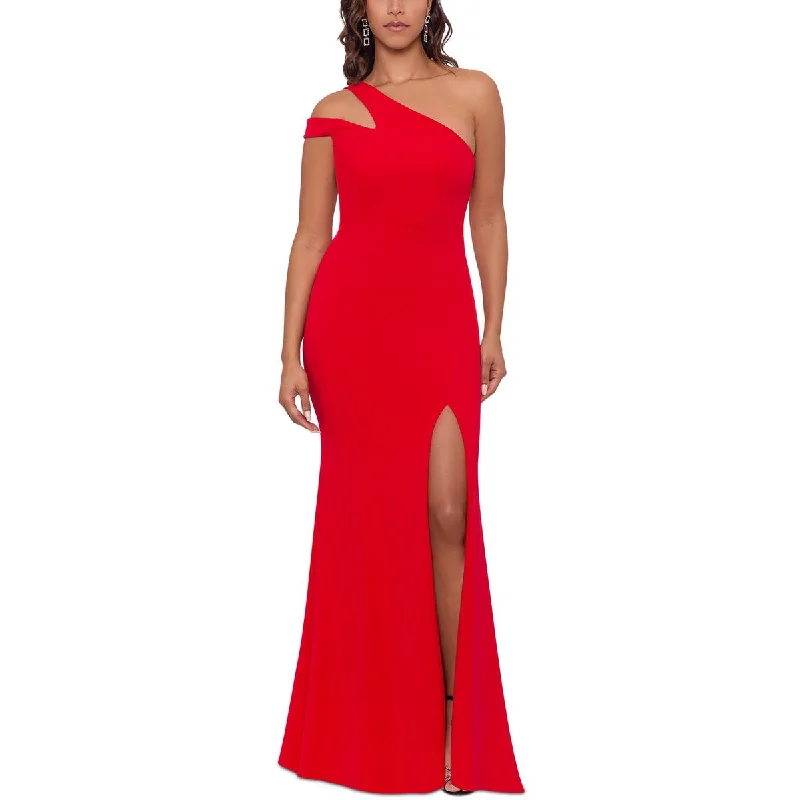 Xscape Womens Scuba Split-Leg Evening Dress Graduation unclassified dresses