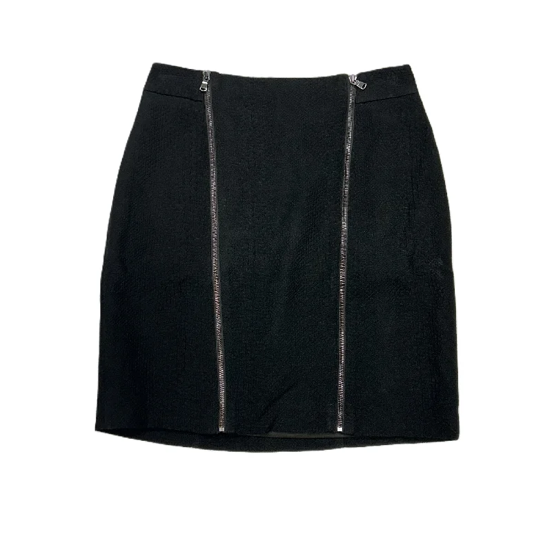 Black Skirt Mini & Short By Ann Taylor, Size: 4 Mini Skirt Summer