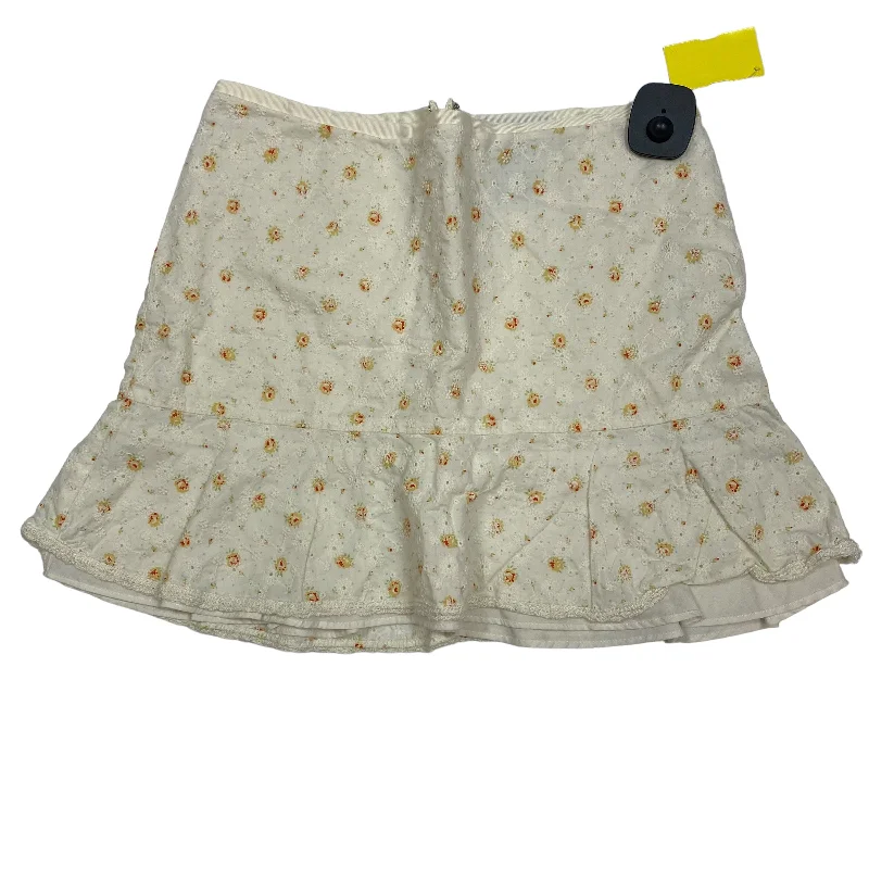 Cream Skirt Mini & Short Express, Size Xs Mini Skirt Dress