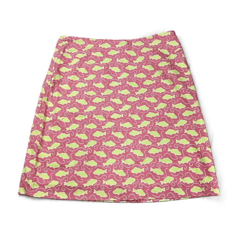 Green & Pink Skirt Mini & Short By Vineyard Vines, Size: S Mini Skirt Trendy