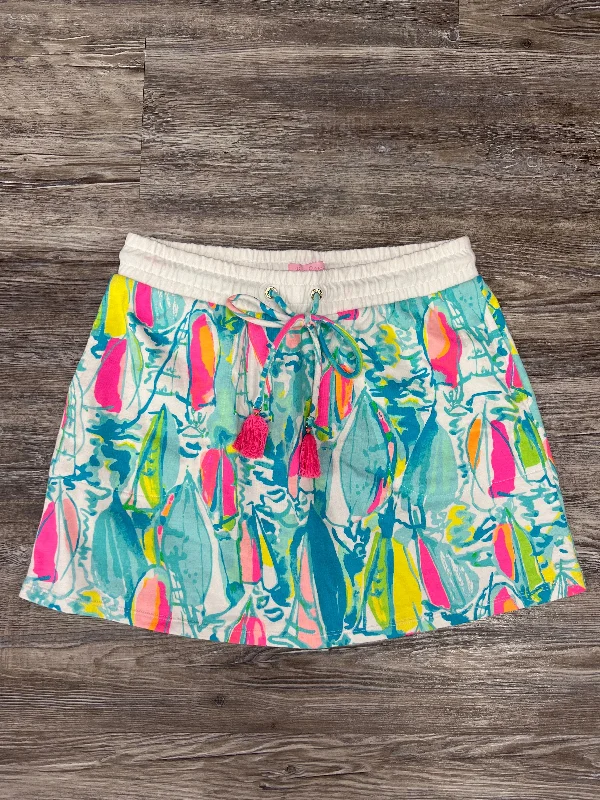 Multi-colored Skirt Mini & Short Lilly Pulitzer, Size S Cozy Denim Mini Skirt