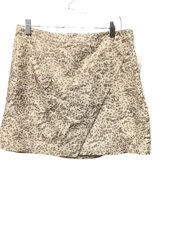 Snakeskin Print Skirt Mini & Short Free People, Size 12 Summer Denim Mini