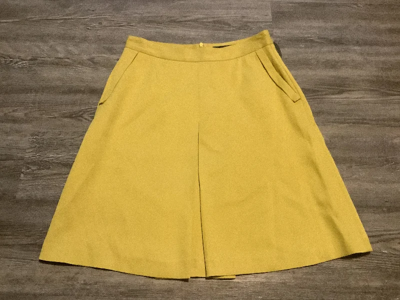 Yellow Skirt Mini & Short Massimo Dutti, Size 6 Bodycon Mini Skirt