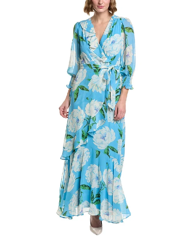 Taylor Printed Chiffon Maxi Dress Trendy Maxi Skirt