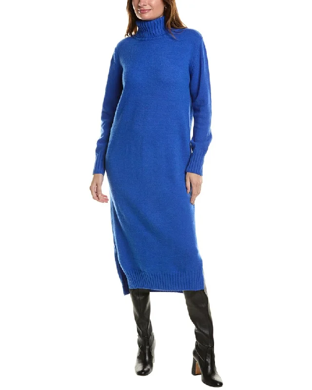 ANNA KAY Drama Cashmere-Blend Sweaterdress Cozy Bodycon Sweater