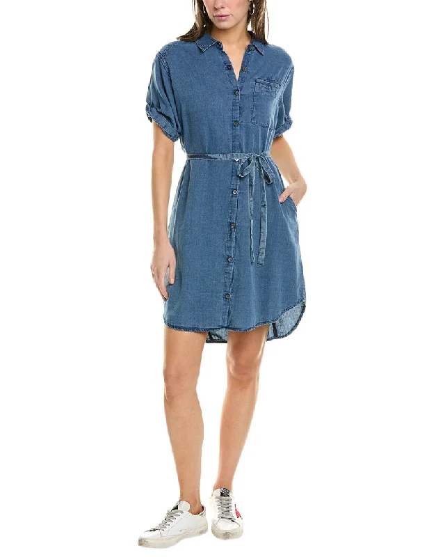 Michael Stars Sammie Shirtdress Blue Shirt Dress