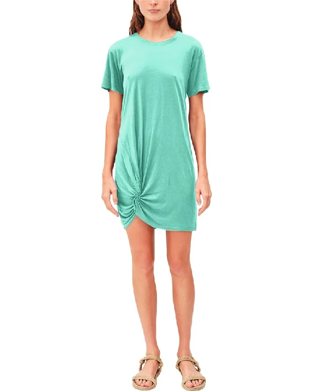 SUNDRY Side Twist T-Shirt Dress Sleeveless Shirt Dress